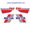 Stickers decals BETA 240