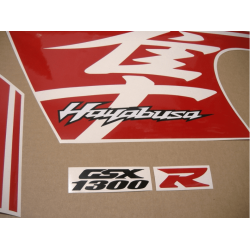Stickers decals SUZUKI HAYABUSA 2018 RED