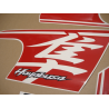 Stickers decals SUZUKI HAYABUSA 2018 RED