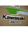 STICKER SET KAWASAKI ZX-6R AÑO 2012 GREEN