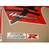 Aufkleber SUZUKI HAYABUSA 2018 BLACK-RED