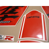 Aufkleber SUZUKI HAYABUSA 2018 BLACK-RED