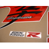 Aufkleber SUZUKI HAYABUSA 2018 BLACK-RED