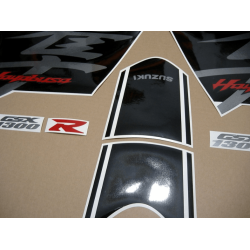 Stickers decals SUZUKI HAYABUSA 2017 WHITE-BLACK