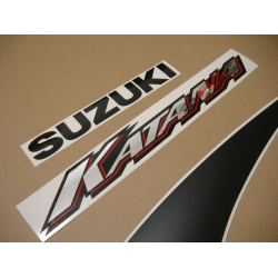 Adhesivo SUZUKI KATANA GSX F600 YELLOW  YEAR 2001 VERSION USA