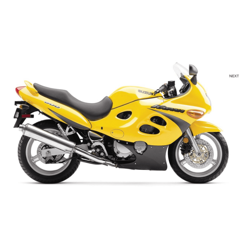 Adhesivo SUZUKI KATANA GSX F600 YELLOW  YEAR 2001 VERSION USA