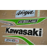 STICKER SET KAWASAKI ZX-6R YEAR 2013 GREEN