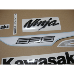 ADHESIVO KIT KAWASAKI ZX-6R AÑO 2013 WHITE