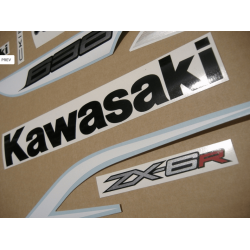STICKER SET KAWASAKI ZX-6R YEAR 2013 GREEN