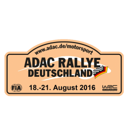 AUTOCOLLANT RALLY FIA WRC ALEMANIA 2016