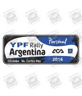 STICKER RALLY FIA WRC ARGENTINA 2016 (Compatible Product)