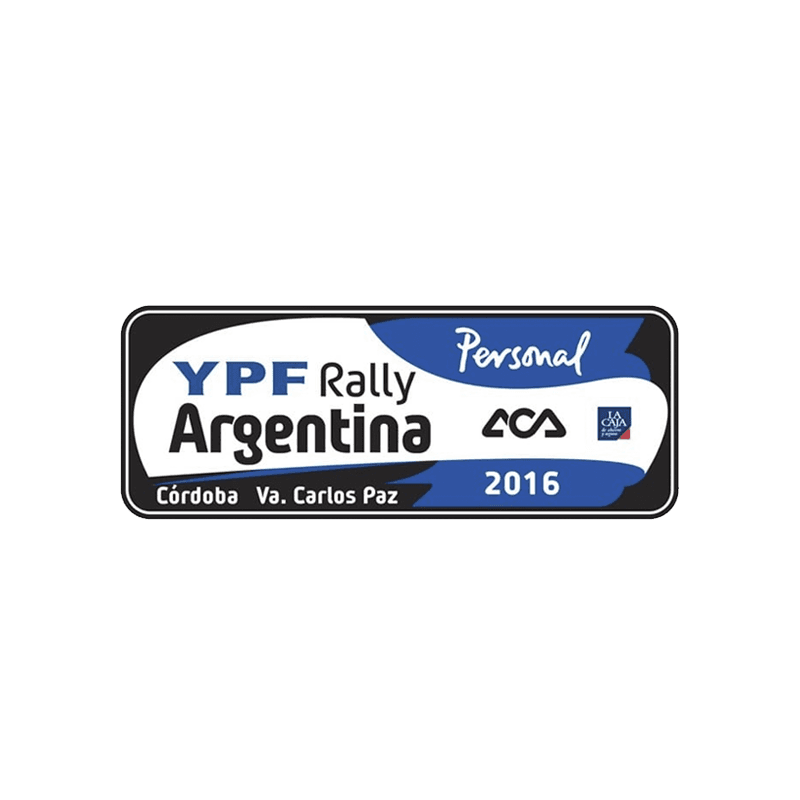 AUTOCOLLANT RALLY FIA WRC ARGENTINA 2016