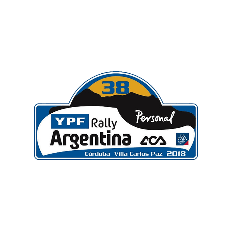 AUTOCOLLANT RALLY FIA WRC ARGENTINA 2018