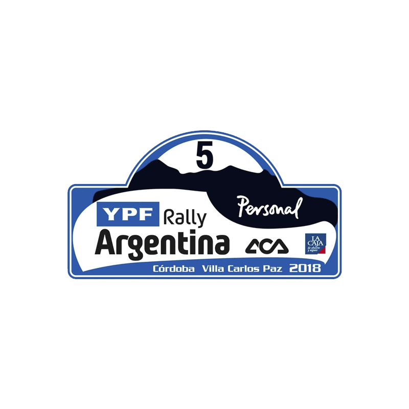 AUTOCOLLANT RALLY FIA WRC ARGENTINA 2018