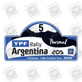 ADESIVI RALLY FIA WRC ARGENTINA 2018