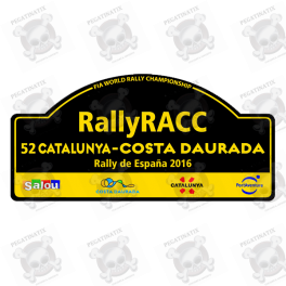 STICKER RALLY FIA WRC ESPAÑA 2016