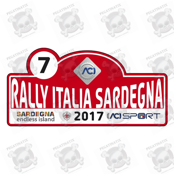 Dank je veeg Autonoom STICKERS DECALS RALLY FIA WRC ITALY