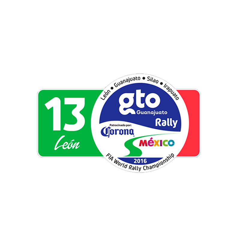 STICKER RALLY FIA WRC MEXICO