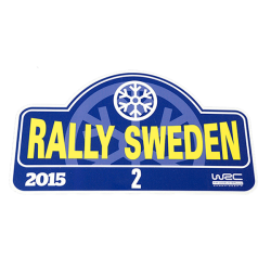 AUFKLEBER RALLY FIA WRC SWEDEN