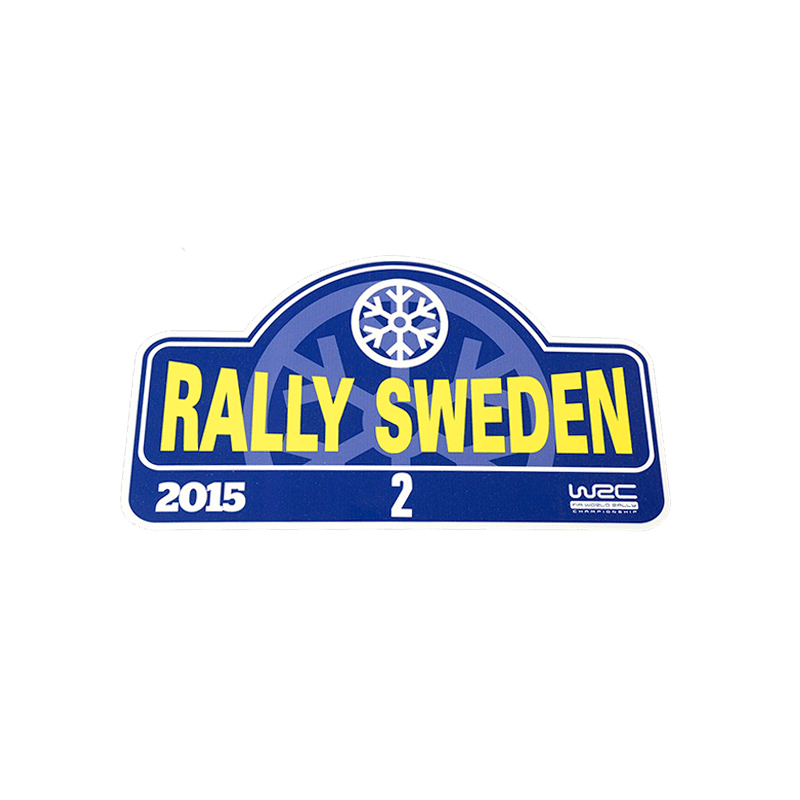 ADHESIVO RALLY FIA WRC SUECIA