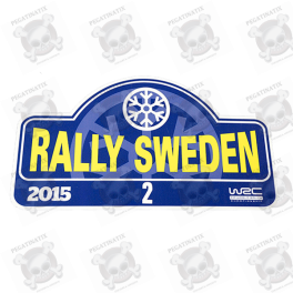 STICKER RALLY FIA WRC SWEDEN