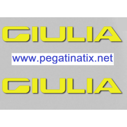 AUTOCOLLANT LOGO ALFA ROMEO GIULA