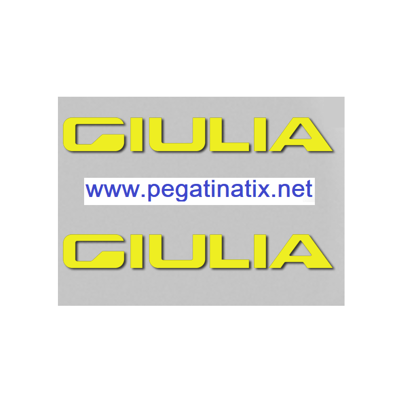 AUTOCOLLANT LOGO ALFA ROMEO GIULA