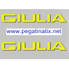 AUFKLEBER LOGO ALFA ROMEO GIULA
