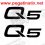 STICKER LOGO AUDI Q5 (Compatible Product)