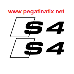 ADESIVI LOGO ALFA AUDI S4
