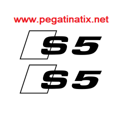 ADESIVI LOGO ALFA AUDI S5