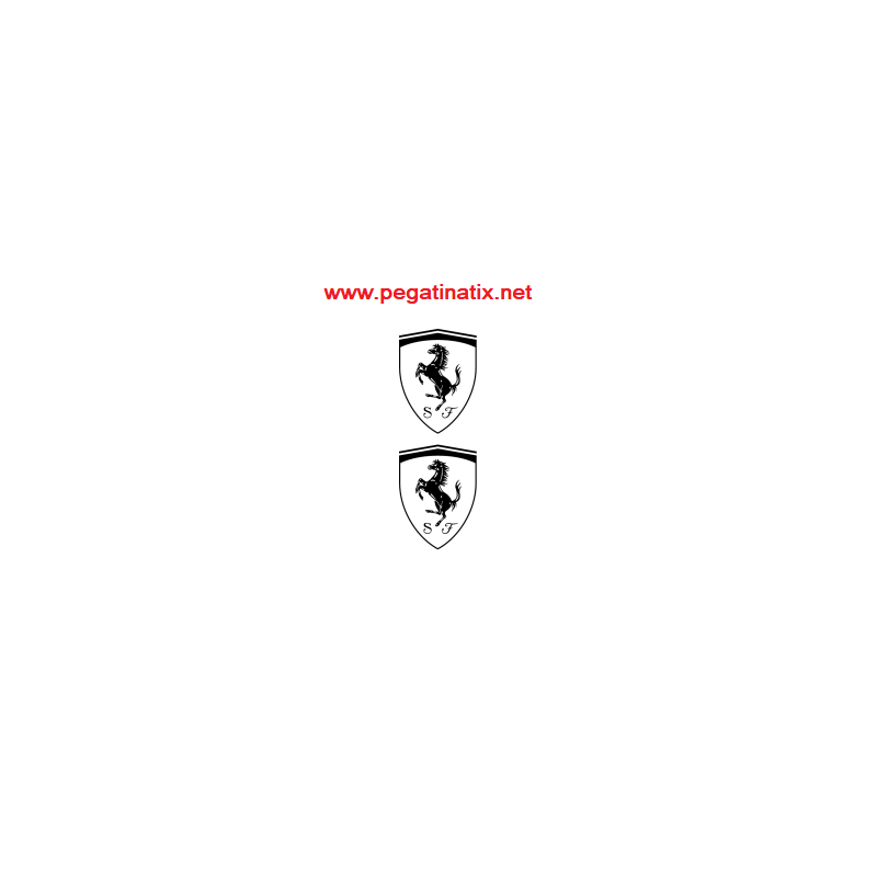 ADHESIVO LOGO FERRARI