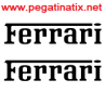 STICKER LOGO FERRARI