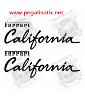 STICKER LOGO FERRARI CALIFORNIA (Compatible Product)