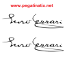 ADHESIVO LOGO FERRARI CALIFORNIA