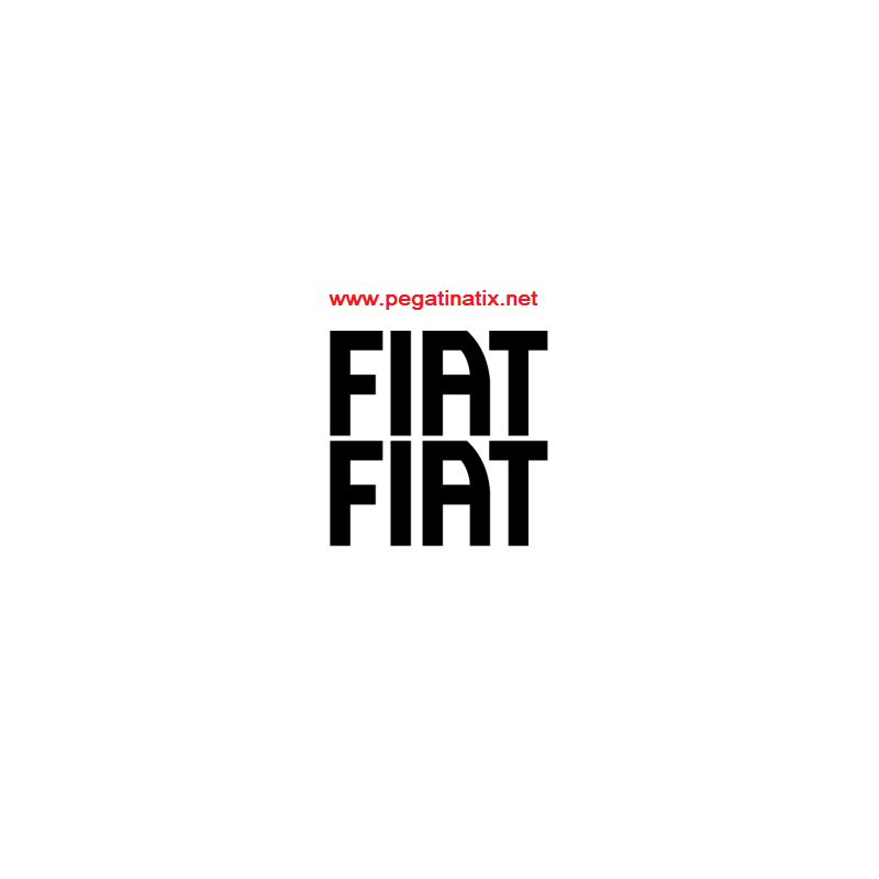 AUTOCOLLANT LOGO FIAT 500