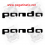 STICKER LOGO FIAT PANDA (Compatible Product)