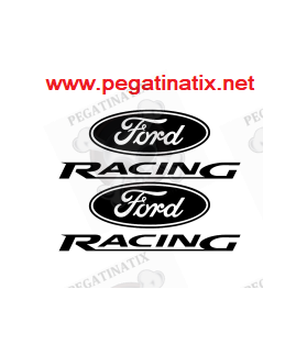ADESIVI LOGO FIAT FORD RACING (Prodotto compatibile)