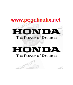 STICKER LOGO HONDA POWER OF DREAMS (Compatible Product)
