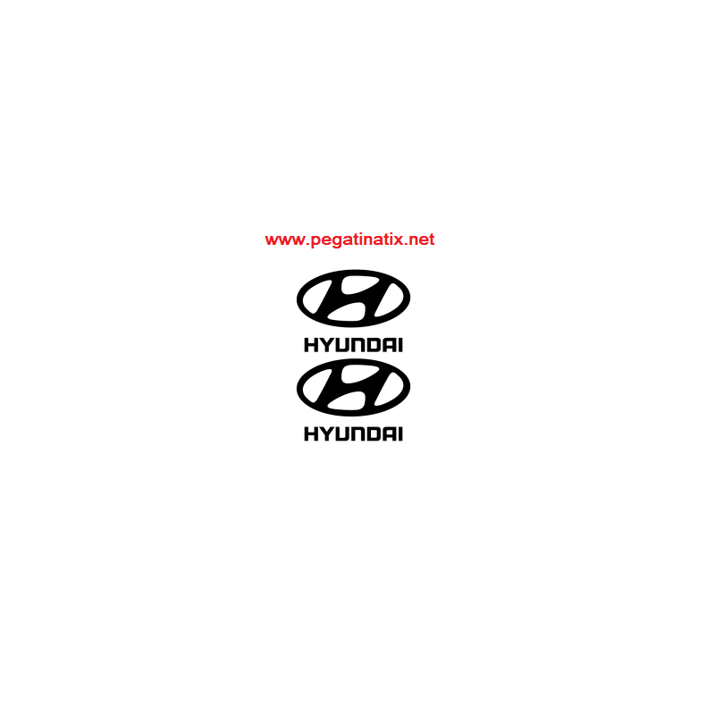 AUTOCOLLANT LOGO HYUNDAI