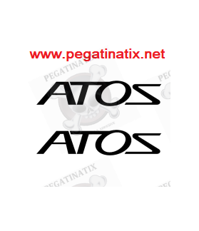 STICKER LOGO HYUNDAI ATOS (Compatible Product)