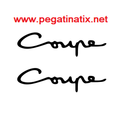 ADHESIVO LOGO HYUNDAI COUPE