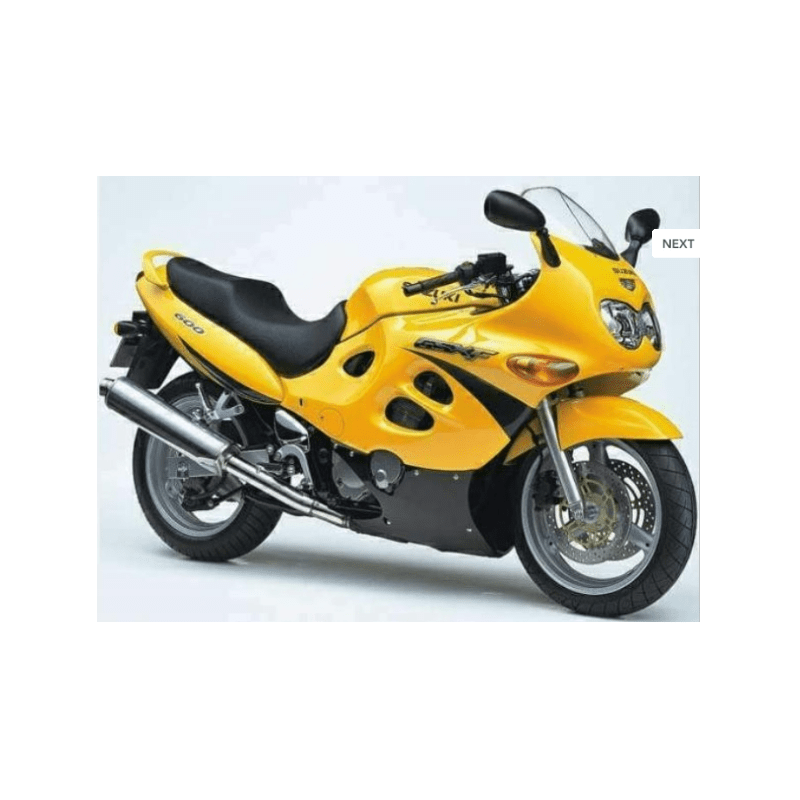 Autocollant Suzuki KATANA GSX F600 YEAR 2000 YELLOW