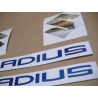 Adesivi Suzuki GLADIUS  WHITE/BLUE 2012 SV650