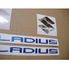Aufkleber Suzuki GLADIUS  WHITE/BLUE 2012 SV650