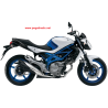 Adesivi Suzuki GLADIUS  WHITE/BLUE 2012 SV650