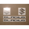 Autocollant Suzuki GLADIUS RED 2011 SV650