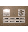 Aufkleber Suzuki GLADIUS GREY 2013 SV650