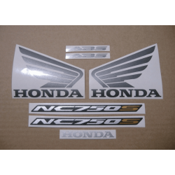 STICKER HONDA NC750S YEAR 2017 BLACK-BROWN
