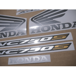 STICKER HONDA NC750S YEAR 2017 BLACK-BLUE